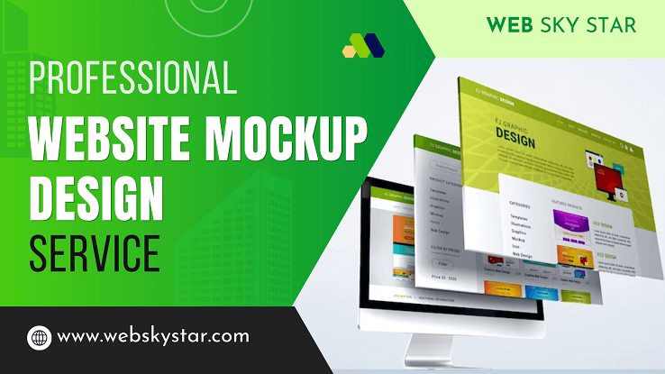 Professional Website Mockup Design Service