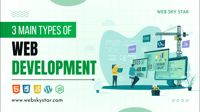 3 Main Types of Web Development